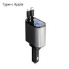 REVNNA™ 4-in-1 Auto-Ladegerät mit ausziehbarem Kabel – 100W Schnellladen