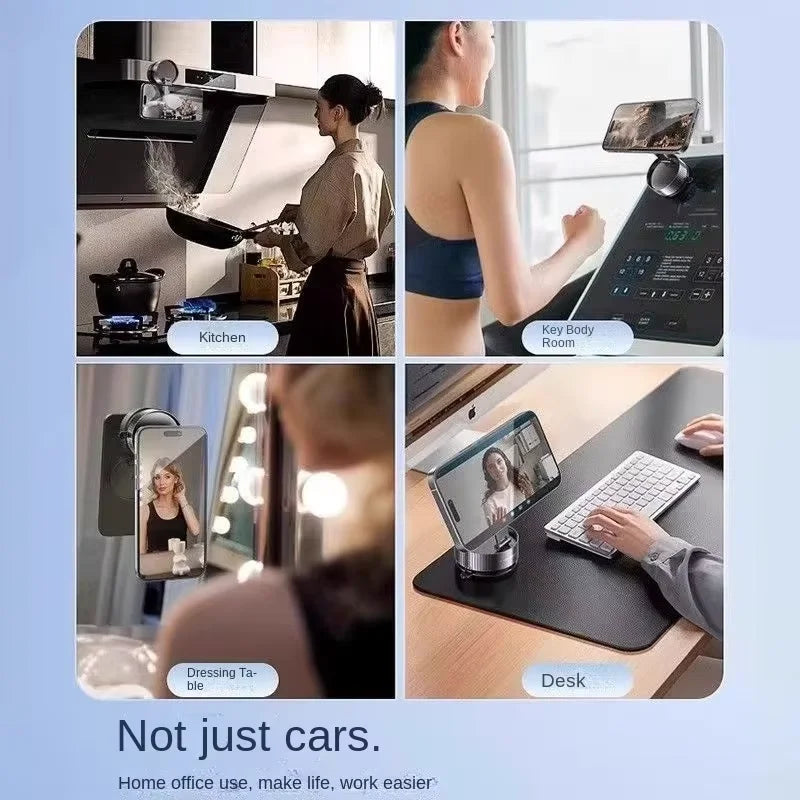 REVNNA™ Premium Magnetischer MagSafe-Halter (Faltbare 360°-Auto- und Schreibtischhalterung)