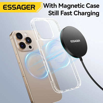 Essager 15W Magnetisches kabelloses Ladegerät – Für iPhone 16/15/14/13 Pro Max