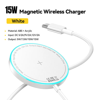 Essager 15W Magnetisches kabelloses Ladegerät – Für iPhone 16/15/14/13 Pro Max