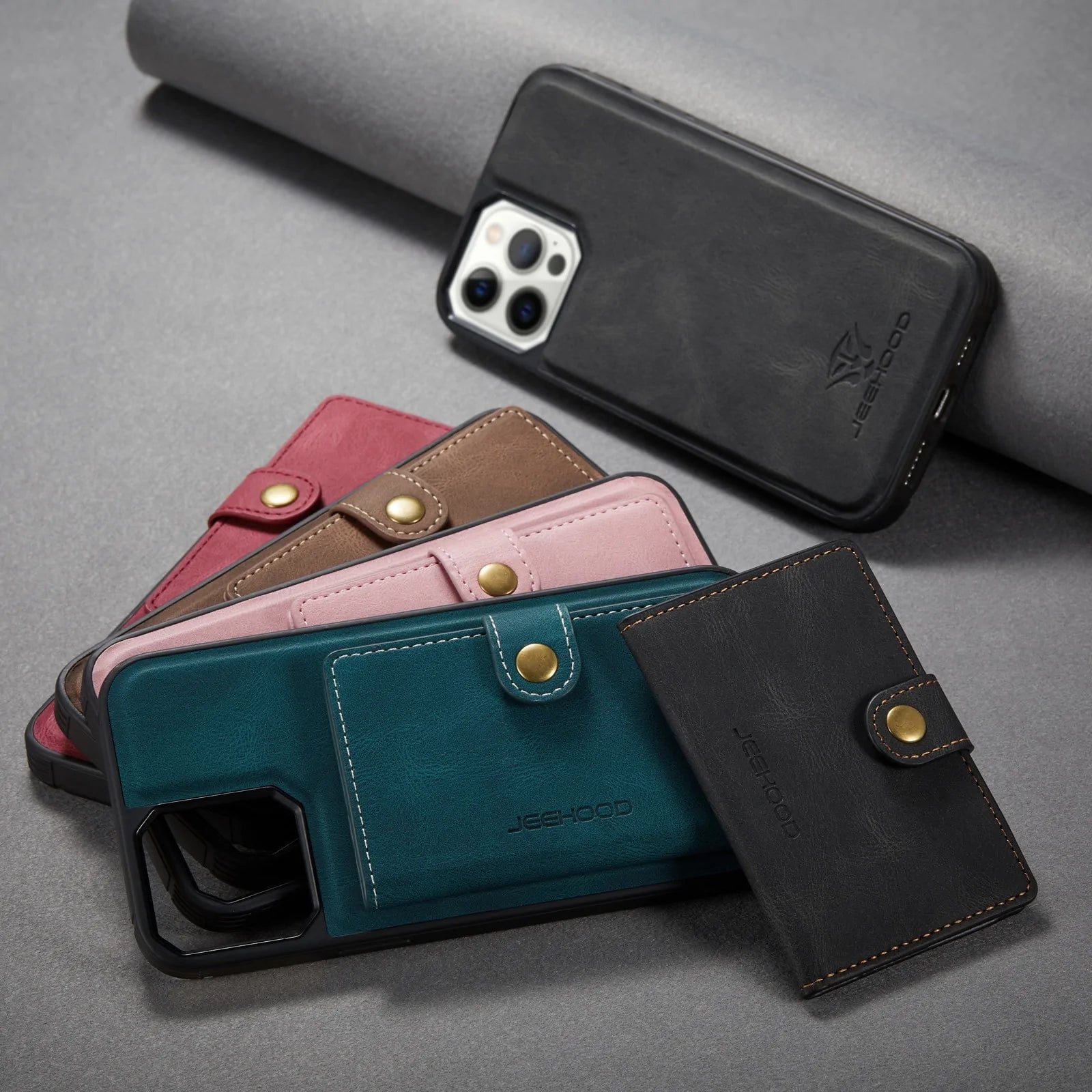 REVNNA™ Magnetische Premium-Lederhülle für iPhone