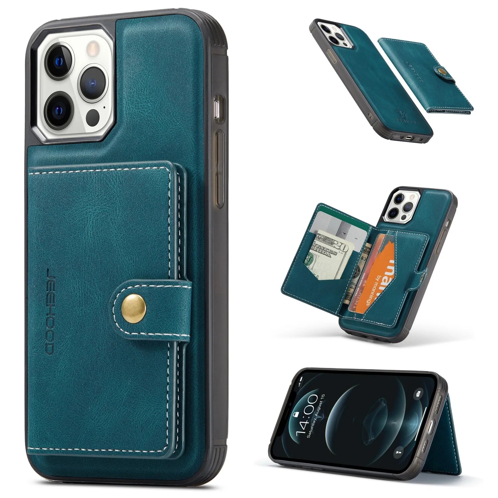 REVNNA™ Magnetische Premium-Lederhülle für iPhone