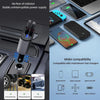 REVNNA™ 4-in-1 Auto-Ladegerät mit ausziehbarem Kabel – 100W Schnellladen