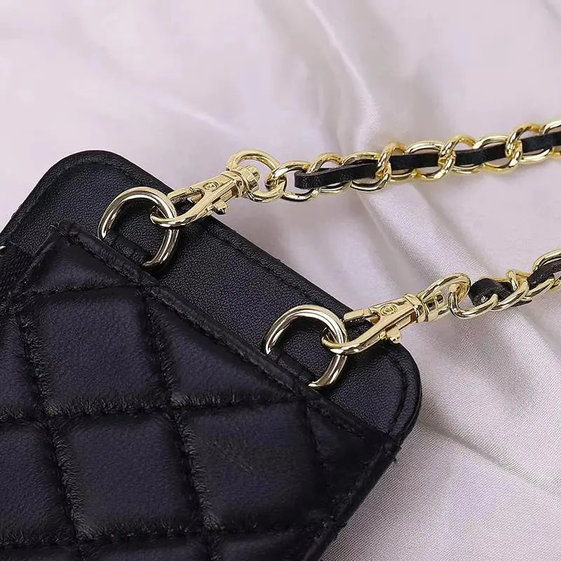 REVNNA™ Umhängetasche aus Leder | Elegante Schaffell-Handytasche